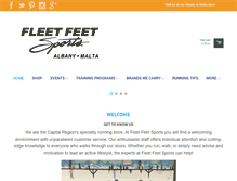 Tablet Screenshot of fleetfeetalbany.com